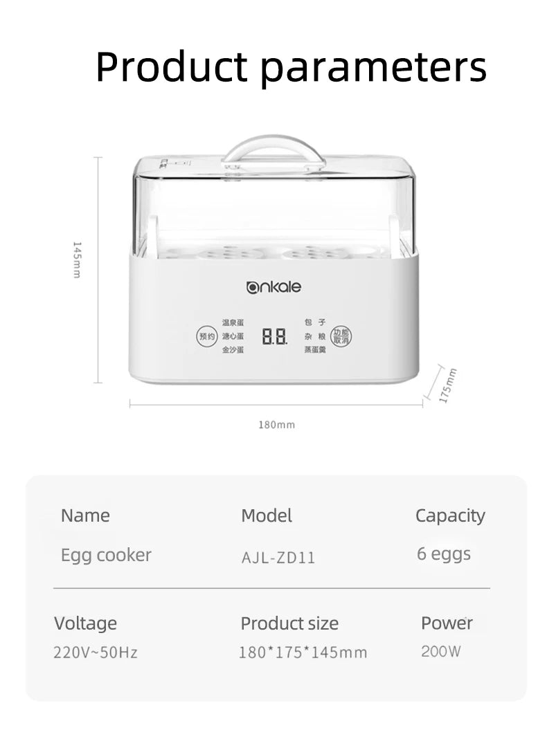 Eggs Boiler Multi Function Rapid Electric Egg Cooker