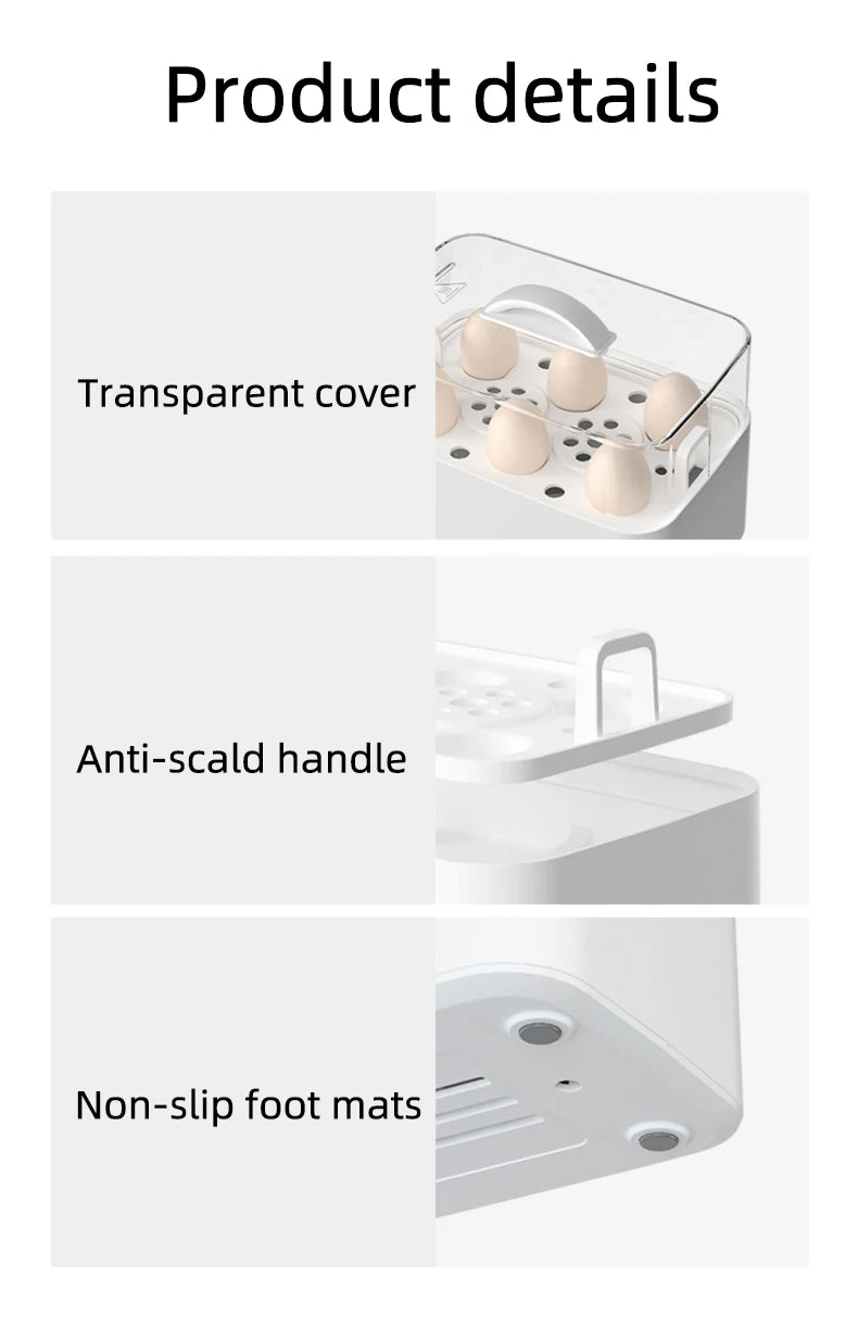 Eggs Boiler Multi Function Rapid Electric Egg Cooker