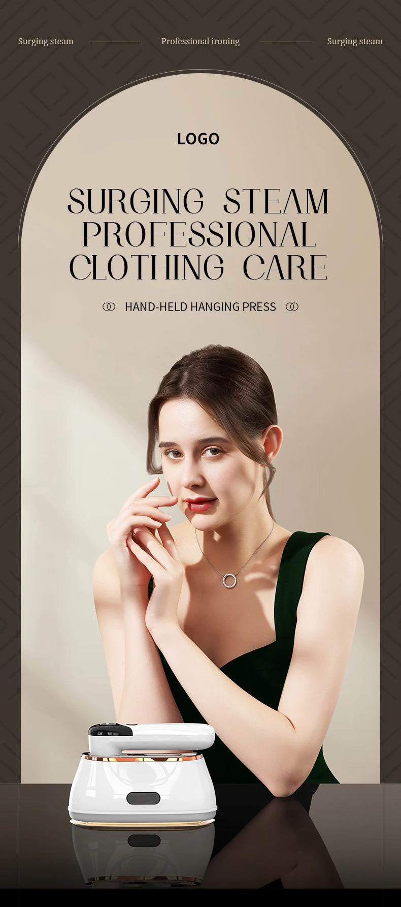 Handheld Steam Iron Foldable Garment Steamer