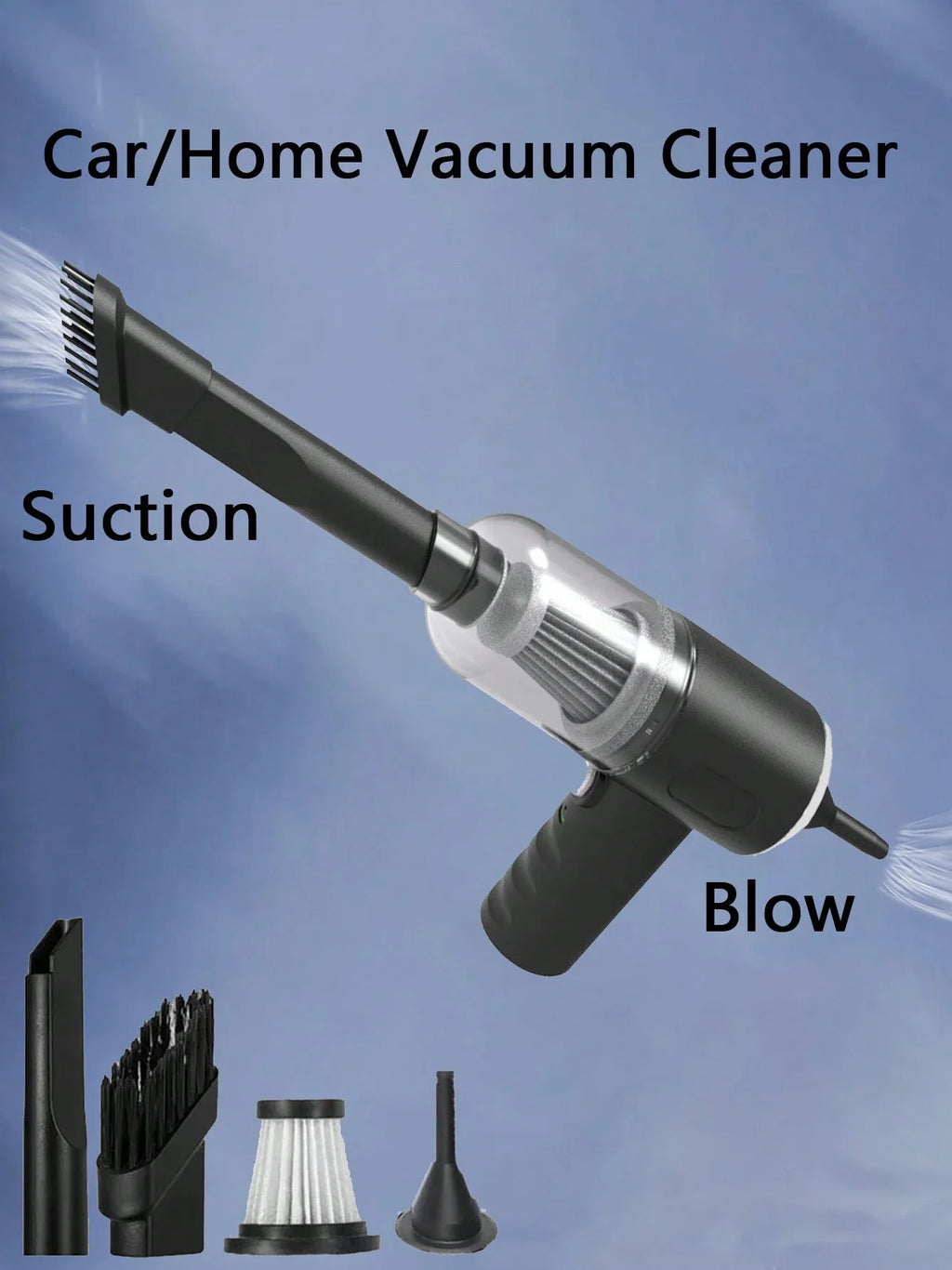 Integrated Suction And Blowing Vacuum Combination