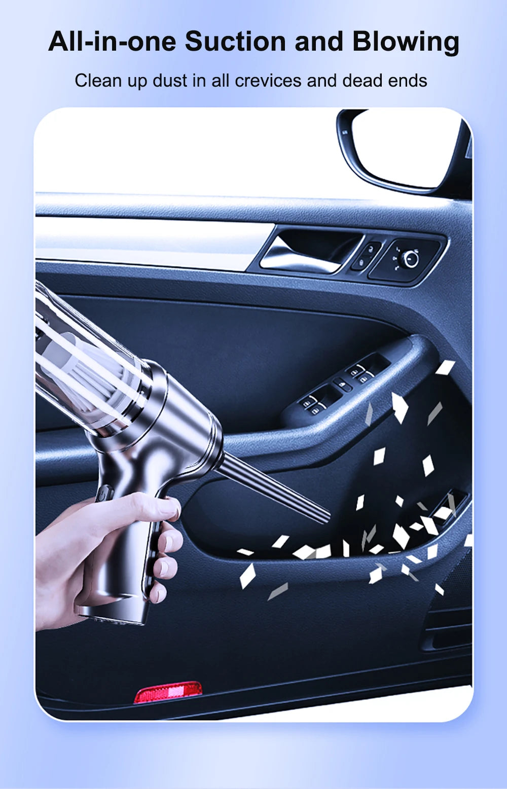 Car Vacuum Cleaner Strong Suction Cleaning