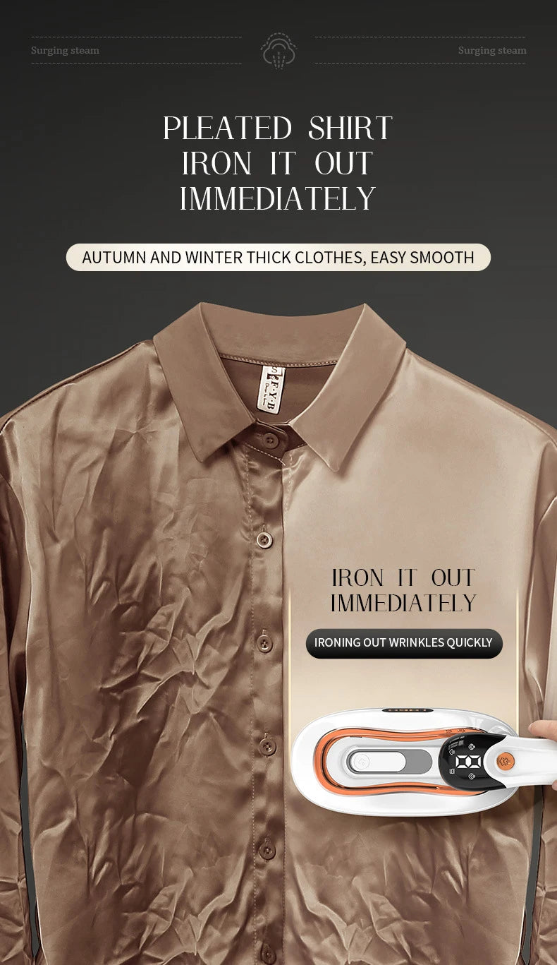 Handheld Steam Iron Foldable Garment Steamer