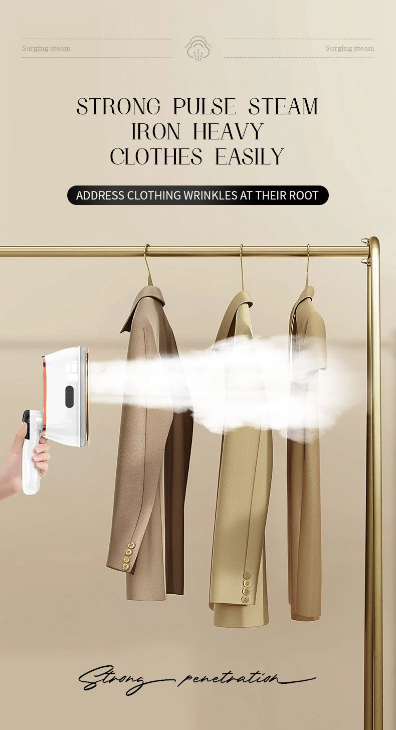 Handheld Steam Iron Foldable Garment Steamer