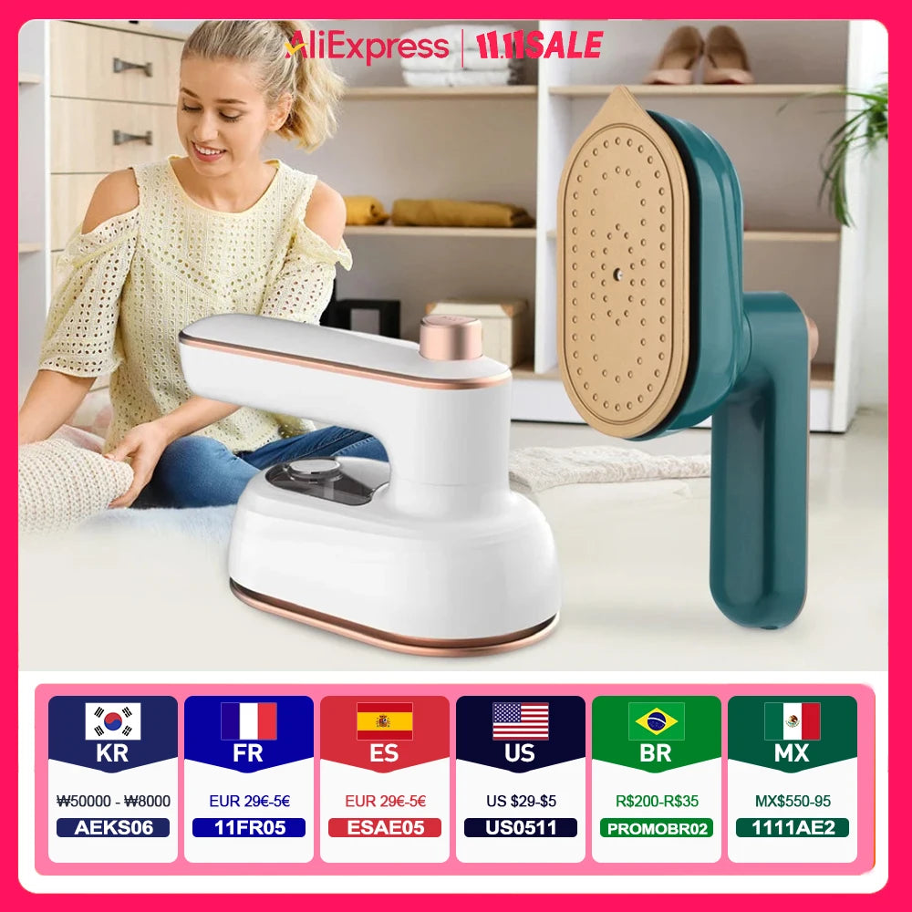 Portable Garment Steamer Rotating Steam