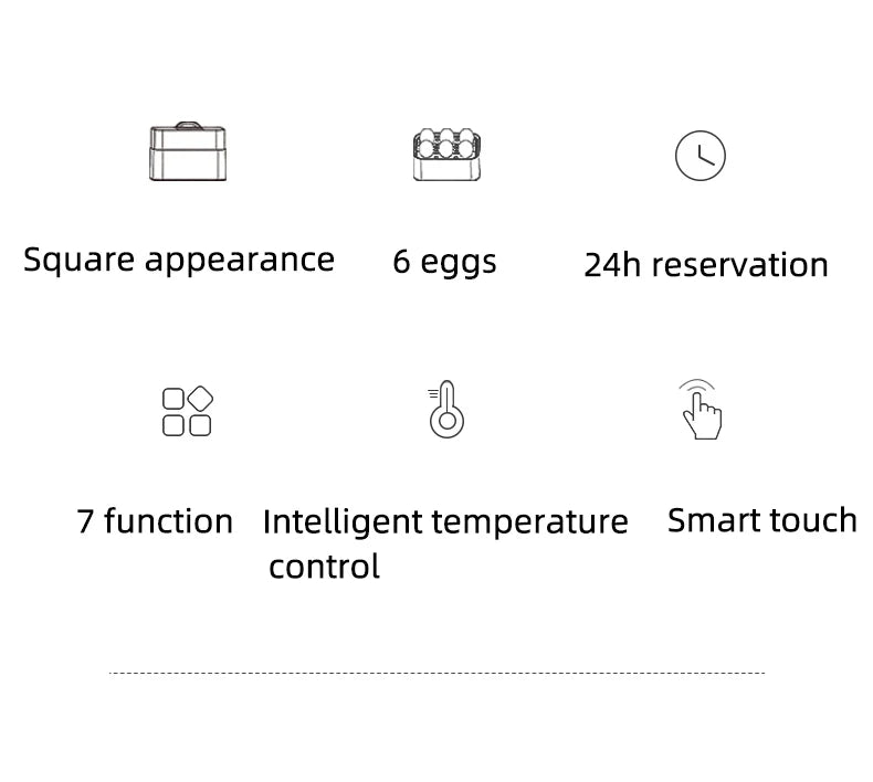 Eggs Boiler Multi Function Rapid Electric Egg Cooker
